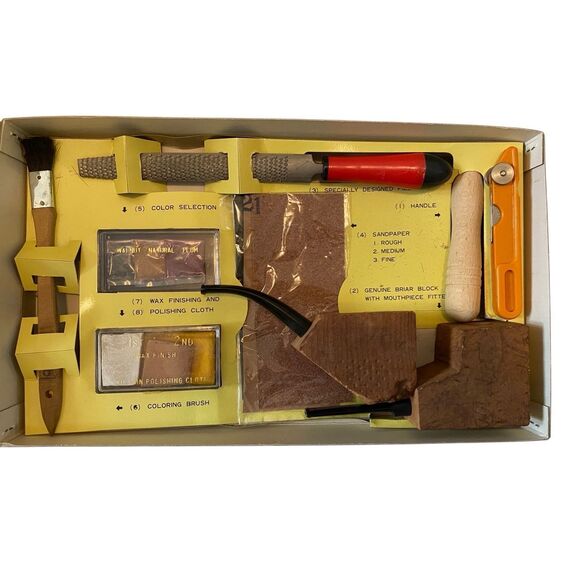 Vintage 1960s Home Artisan Pipe Kit Diy Art Crafts Project Collectible Nostalgia - Picture 10 of 14